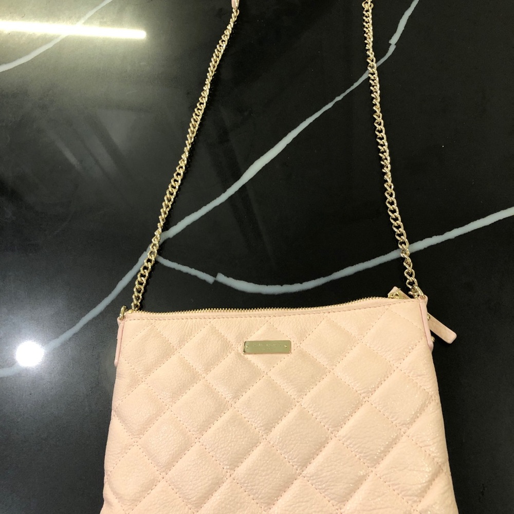 Kate spade shoulder bag pink hardly worn therefore excellent condition - Picture 2 of 11